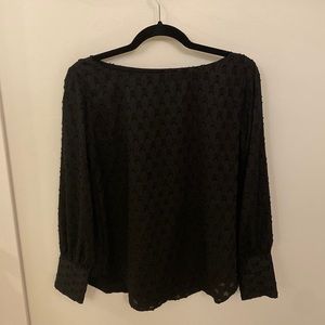 Black Long Sleeve Ann Taylor Blouse - Size Medium